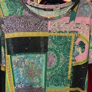 Versace Multicolor Graphic T-Shirt